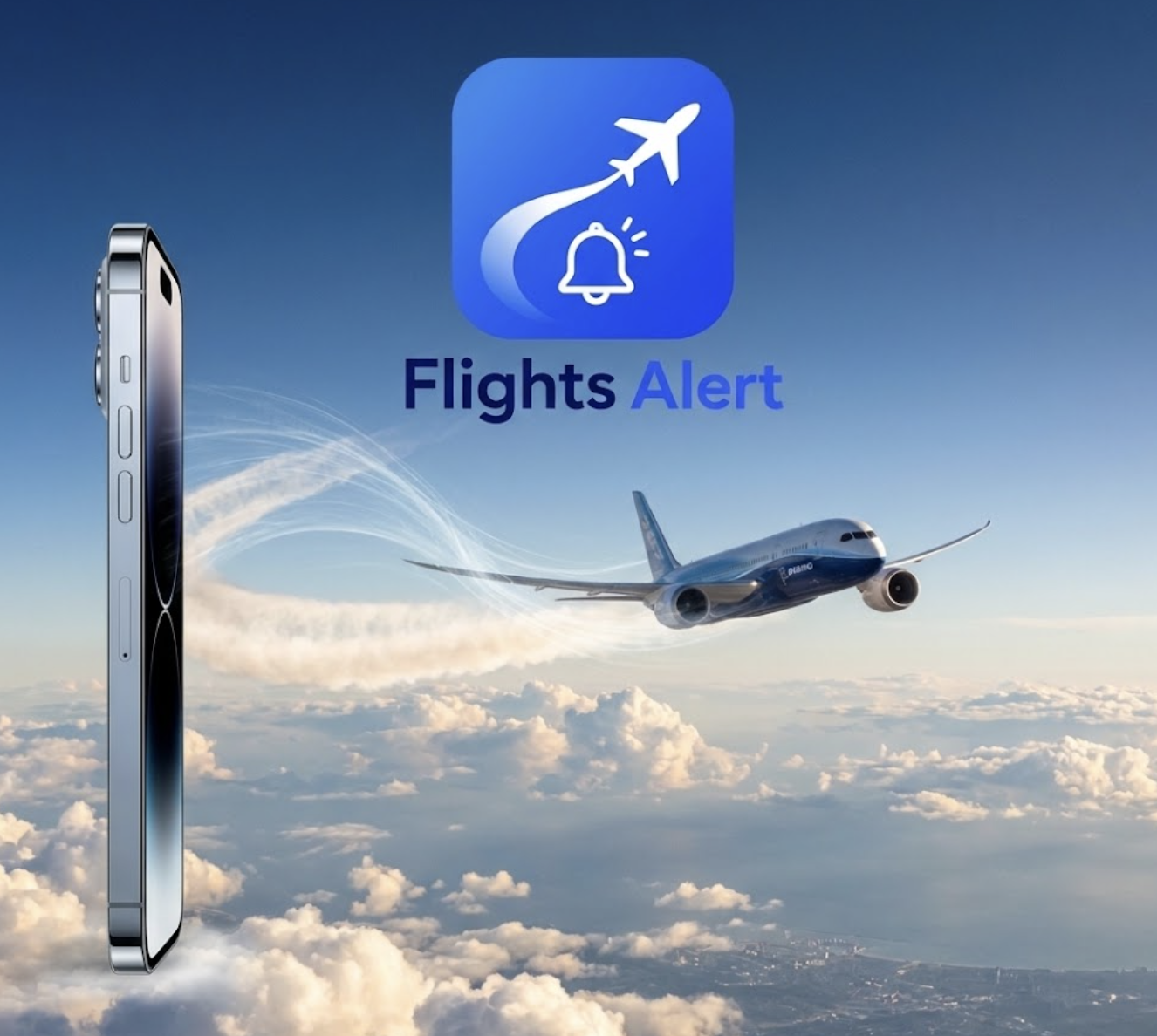 Flights Alert project cover